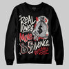 Jordan 4 “Flight Club” DopeSkill Sweatshirt Real Ones Move In Silence Graphic Streetwear - Black