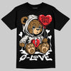 Jordan 3 Retro Pure Money DopeSkill T-Shirt Broken Bear Graphic Streetwear - Black
