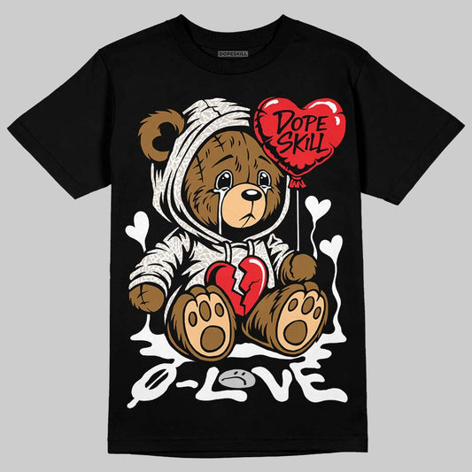 Jordan 3 Retro Pure Money DopeSkill T-Shirt Broken Bear Graphic Streetwear - Black