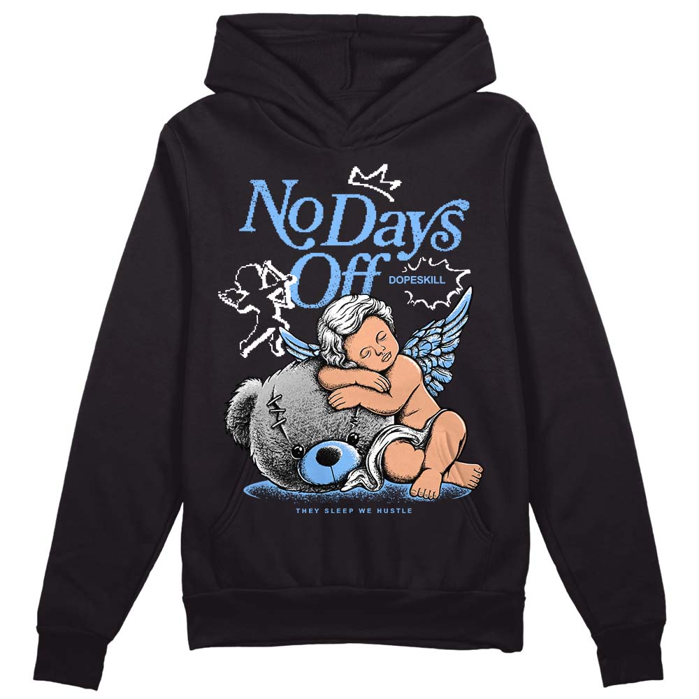 Jordan 9 Powder Blue DopeSkill Hoodie Sweatshirt New No Days Off Graphic Streetwear - Black