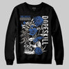 Jordan 1 Low Travis Scott x Fragment DopeSkill Sweatshirt Side Hustle Graphic Streetwear - Black