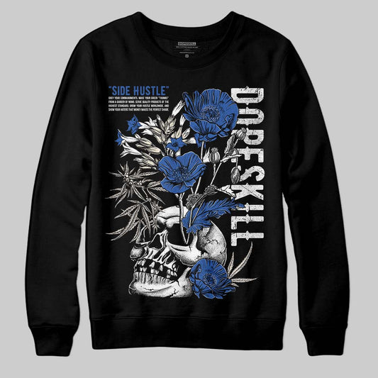 Jordan 1 Low Travis Scott x Fragment DopeSkill Sweatshirt Side Hustle Graphic Streetwear - Black