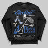 Jordan 1 Low Travis Scott x Fragment DopeSkill Long Sleeve T-Shirt Broken Bones Graphic Streetwear - Black