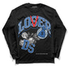 Jordan 11 Low “Space Jam” DopeSkill Long Sleeve T-Shirt Loser Lover Graphic Streetwear - Black