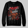 Red Sneakers DopeSkill Sweatshirt MILF Graphic Streetwear - Black