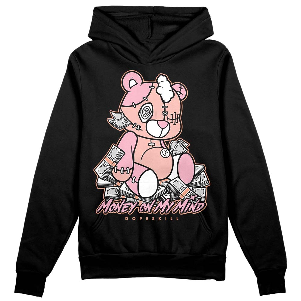 Jordan 11 Low “Legend Pink” DopeSkill Hoodie Sweatshirt MOMM Bear Graphic Streetwear - Black