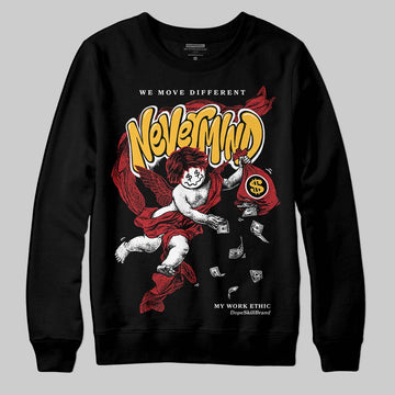 Jordan 14 Golf “Last Shot” DopeSkill Sweatshirt Nevermind Graphic Streetwear - Black