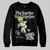 Jordan 11 “Inner Beast” DopeSkill Sweatshirt Play together, Stay together Graphic Streetwear - black