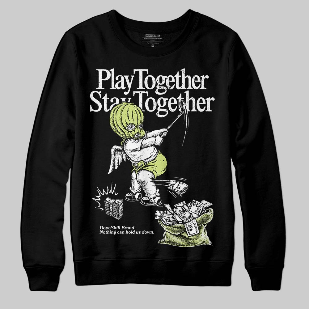 Jordan 11 “Inner Beast” DopeSkill Sweatshirt Play together, Stay together Graphic Streetwear - black