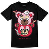 Dunk Low PRM Bacon DopeSkill T-Shirt New Double Bear Graphic Streetwear - Black