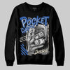 Jordan 1 Low Travis Scott x Fragment DopeSkill Sweatshirt Pocket Change Graphic Streetwear - Black