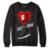 Jordan 2 Retro "Black Cement" DopeSkill Sweatshirt Self Made Graphic Streetwear - Black