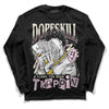 Dunk Low Night Maroon and Medium Soft Pink DopeSkill Long Sleeve T-Shirt Sorry I've Been Trappin Graphic Streetwear - Black