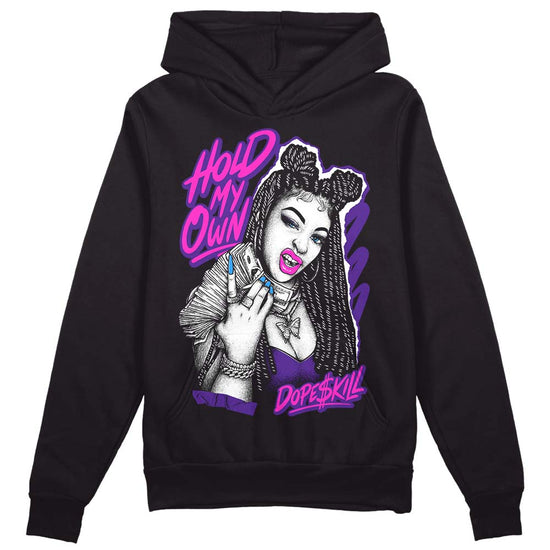 PURPLE Sneakers DopeSkill Hoodie Sweatshirt New H.M.O Graphic Streetwear - Black