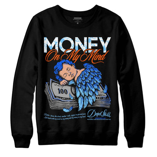 Dunk Low Futura University Blue DopeSkill Sweatshirt MOMM Graphic Streetwear - Black