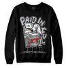 Grey Sneakers DopeSkill Sweatshirt Paid In Full Graphic Streetwear - Black