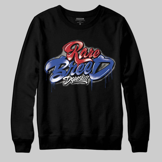 Jordan 4 “Rare Air” DopeSkill Sweatshirt Rare Breed Type Graphic Streetwear - Black