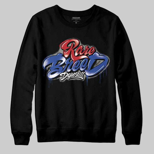Jordan 4 “Rare Air” DopeSkill Sweatshirt Rare Breed Type Graphic Streetwear - Black