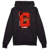 Jordan 6 Retro Toro Bravo DopeSkill Hoodie Sweatshirt No.6 Graphic Streetwear - Black