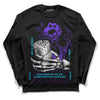 Jordan 6 "Aqua" DopeSkill Long Sleeve T-Shirt Show Me The Money Graphic Streetwear - Black 