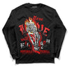 Red Sneakers DopeSkill Long Sleeve T-Shirt True Love Will Kill You Graphic Streetwear - Black