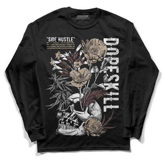 Jordan 1 High OG “Latte” DopeSkill Long Sleeve T-Shirt Side Hustle Graphic Streetwear - Black