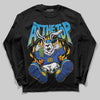 Royal Blue Sneakers DopeSkill Long Sleeve T-Shirt At The Top Graphic Streetwear - Black