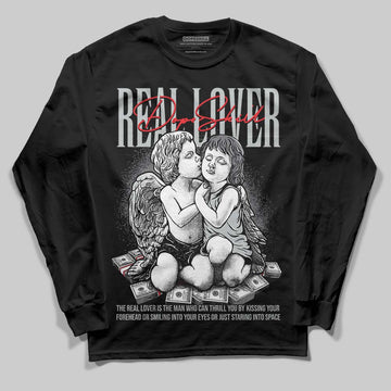 Jordan 4 “Fear” DopeSkill Long Sleeve T-Shirt Real Lover Graphic Streetwear - Black