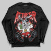 Jordan 6 “Reverse Infrared” DopeSkill Long Sleeve T-Shirt At The Top Graphic Streetwear - Black