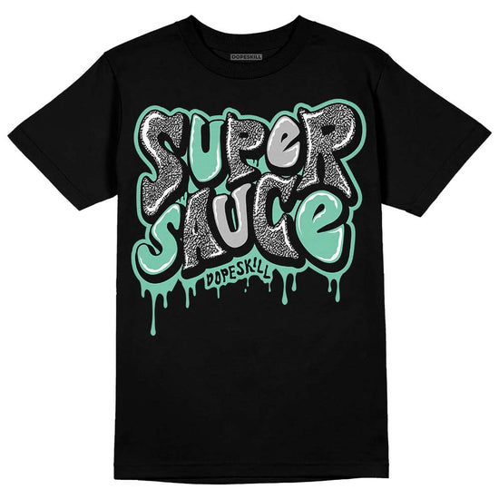 Jordan 3 "Green Glow" DopeSkill T-Shirt Super Sauce Graphic Streetwear - Black 