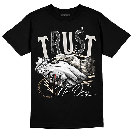 Jordan 5 SE “Sail” DopeSkill T-Shirt Trust No One Graphic Streetwear - black