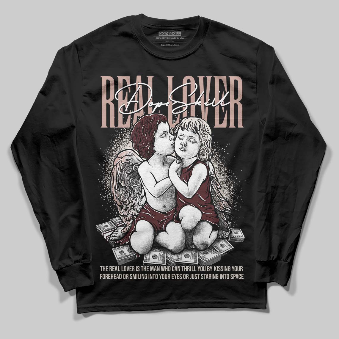 Jordan 11 “China” DopeSkill Long Sleeve T-Shirt Real Lover Graphic Streetwear - Black
