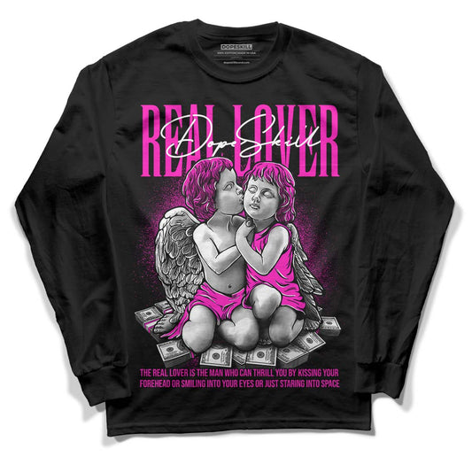 Dunk Low GS “Active Fuchsia” DopeSkill Long Sleeve T-Shirt Real Lover Graphic Streetwear - Black