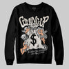 Jordan 3 Retro Pure Money DopeSkill Sweatshirt Money Bag Coming Up Graphic Streetwear - Black