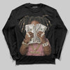 Jordan 40 “Dusty Rose” DopeSkill Long Sleeve T-Shirt Rich Youth Graphic Streetwear - Black