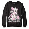 Dunk Low LX Pink Foam DopeSkill Sweatshirt MOMM Bear Graphic Streetwear - Black