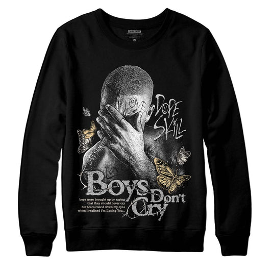 Jordan 3 “Off Noir” DopeSkill Sweatshirt Boys Don't Cry Graphic Streetwear - Black