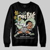 Jordan 4 WMNS “Seafoam” (2025) DopeSkill Sweatshirt No Fake Love Graphic Streetwear - Black