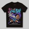 Jordan 8 Retro 'Aqua' 2025 DopeSkill Toddler Kids T-shirt No Fake Love Graphic Streetwear - Black