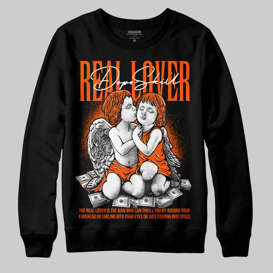 MSCHF Super Normal 2 Orange Milk DopeSkill Sweatshirt Real Lover Graphic Streetwear - Black