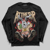 TAN Sneakers DopeSkill Long Sleeve T-Shirt At The Top Graphic Streetwear - Black
