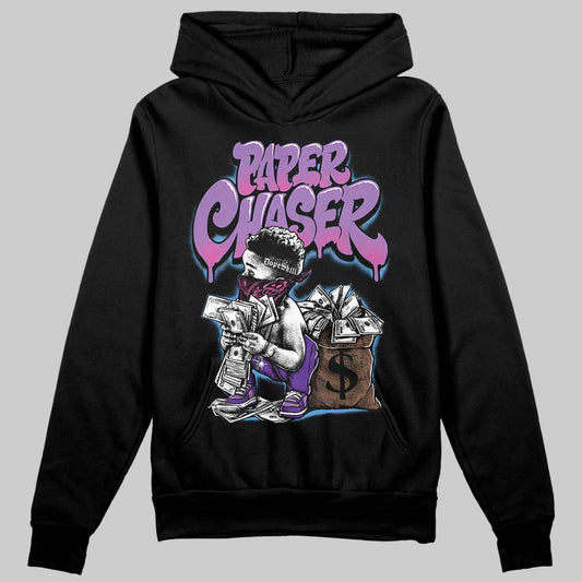 PURPLE Sneakers DopeSkill Hoodie Sweatshirt Paper Chaser Boy Graphic Streetwear - Black