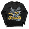 Jordan 13 “Blue Grey” DopeSkill Long Sleeve T-Shirt LOVE Graphic Streetwear - Black