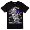 Jordan 3 Dark Iris DopeSkill T-Shirt True Love Will Kill You Graphic Streetwear - Black