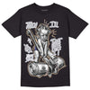 Jordan 4 Retro Frozen Moments DopeSkill T-Shirt Then I'll Die For It Graphic Streetwear - Black 