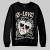 Jordan 3 Retro Pure Money DopeSkill Sweatshirt Crying Heart Graphic Streetwear - Black