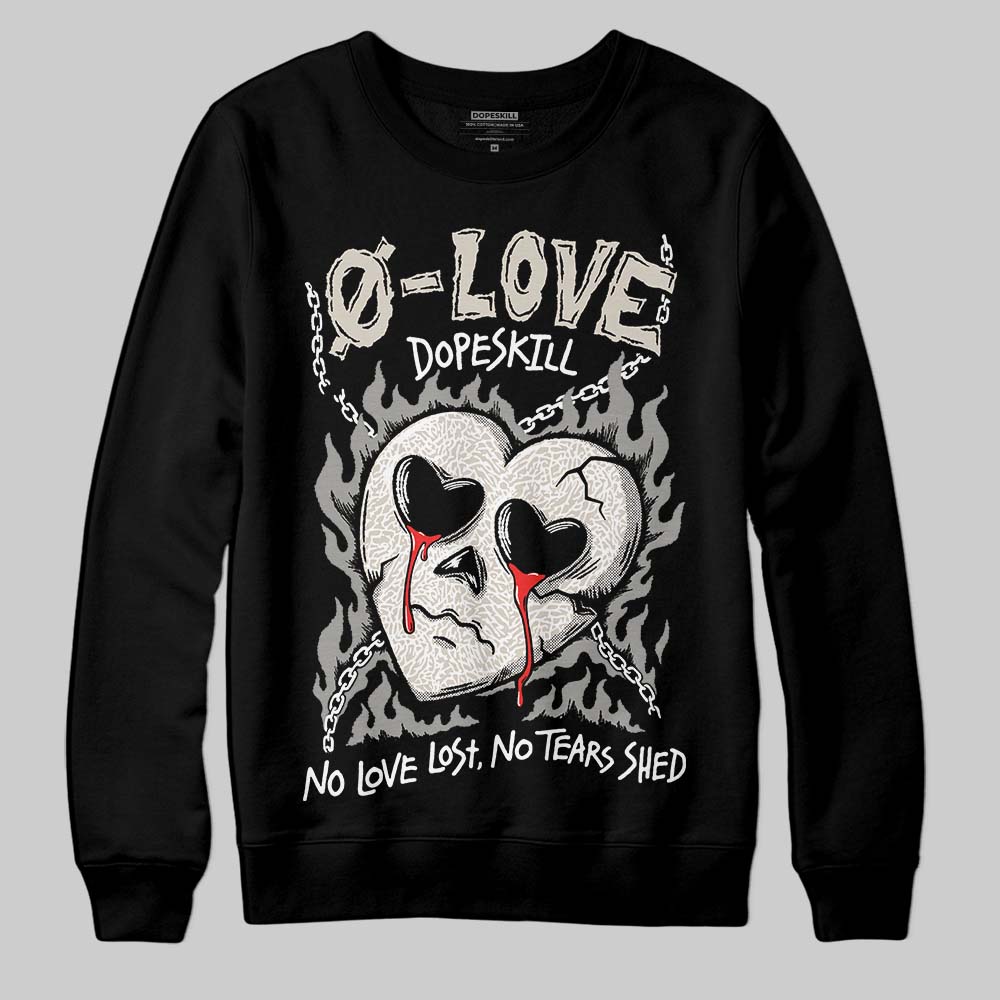 Jordan 3 Retro Pure Money DopeSkill Sweatshirt Crying Heart Graphic Streetwear - Black