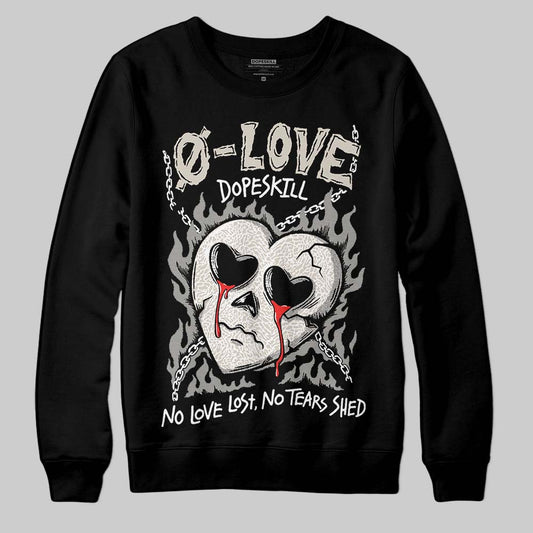 Jordan 3 Retro Pure Money DopeSkill Sweatshirt Crying Heart Graphic Streetwear - Black