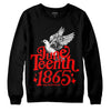 Jordan 1 Retro High OG "Satin Bred" DopeSkill Sweatshirt Juneteenth 1865 Graphic Streetwear - Black