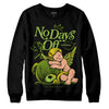 Dunk Low 'Chlorophyll' DopeSkill Sweatshirt New No Days Off Graphic Streetwear - Black